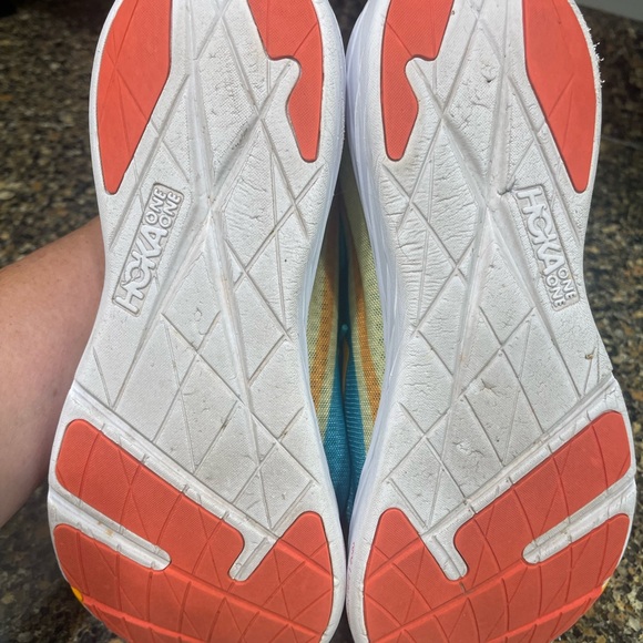 Hoka Blue and Orange Athletic Shoes rocket X Men’s 11 /ladies 12 - Picture 6 of 9